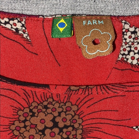 Floral Red and Pink Women's Top - Picture 2 of 5